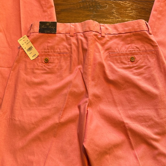 Mens Brooks Brothers Clark Stretch Advantage Chino Pants 32x32 NWT - Picture 12 of 12